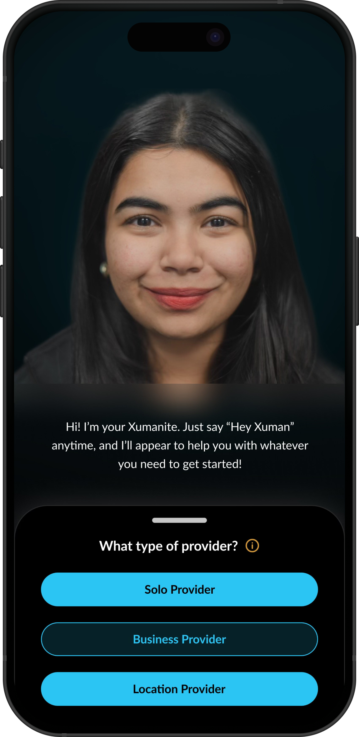 AI Concierge Phone Interface